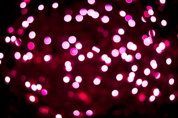 Bokeh abstract drak backround.