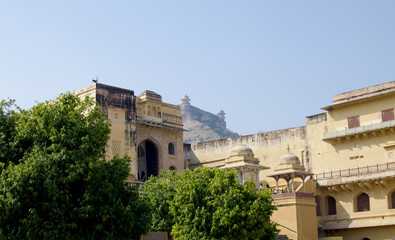 Istorical construction Amber's fort architecture
