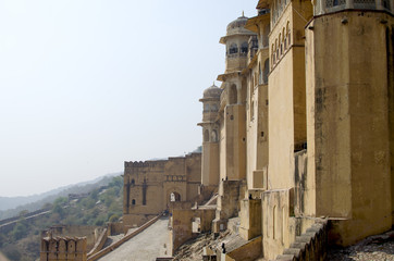 Istorical construction Amber's fort architecture
