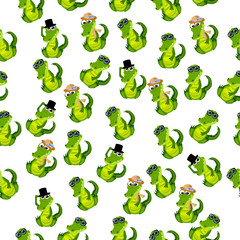 cute crocodile or alligator