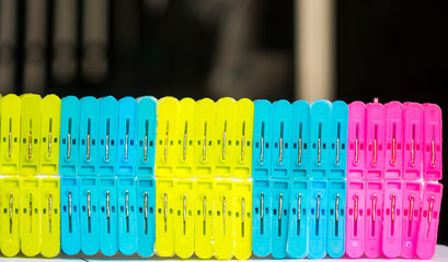 clothe pegs colorful