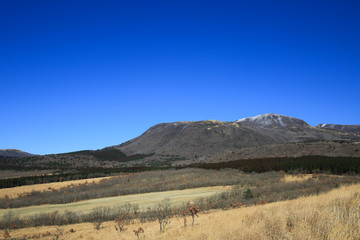 大分県竹田市　久住高原展望台からの風景