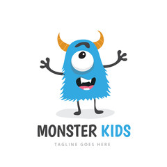 Cute Monster, Monster logo, Monster kids, monster vector set.

