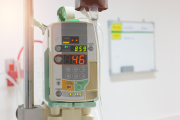 Infusion pump in the hospital