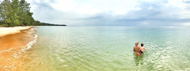 vietnam tropical beach pano