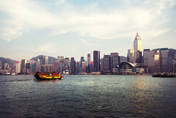 Hong Kong harbour