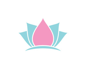 Lotus Flower Logo Icon