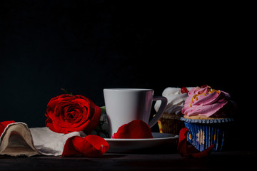 Red roses for valentine's day