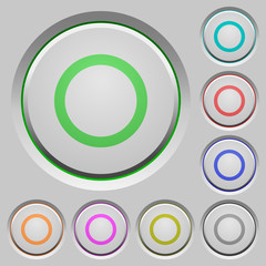 Media record push buttons