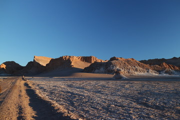 Wüstenlandschaft der Atacama Wüste