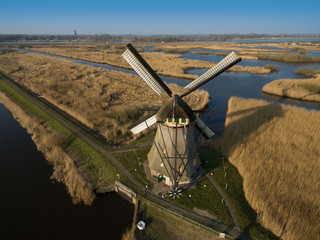 Windmill at Kinderdijk, Netherlands
