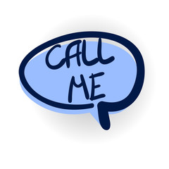 call me phone comic text shadow