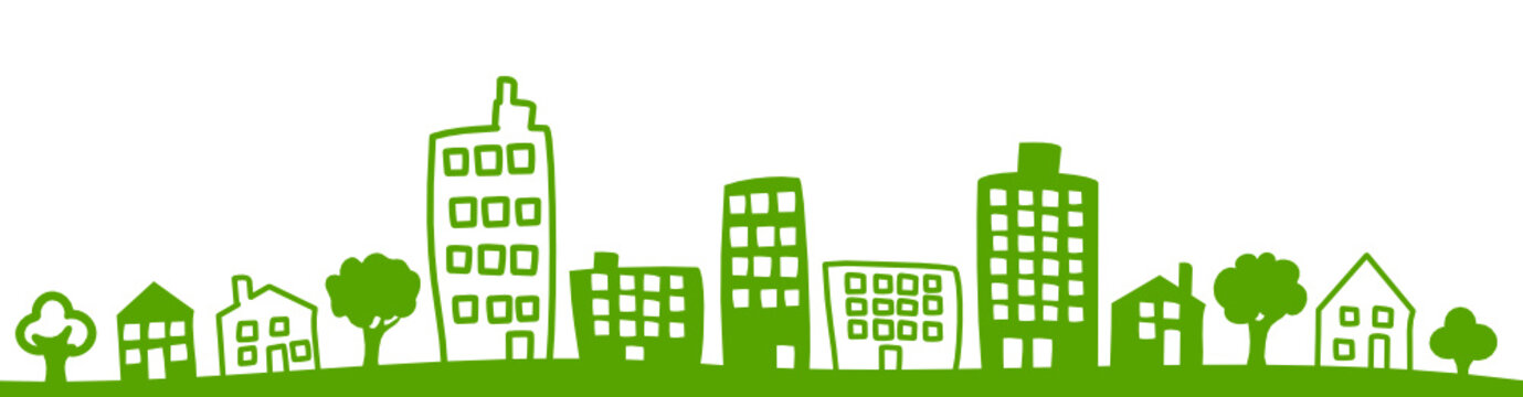 Stadt Silhouette Grafik