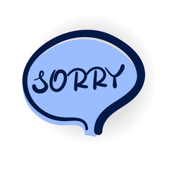 Sorry comic text shadow