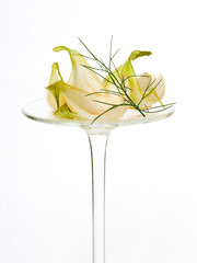 Entree with onions and sellery