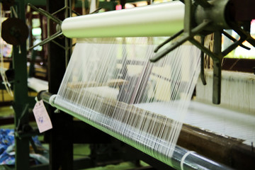 Obraz premium weaving traditional thai fabric
