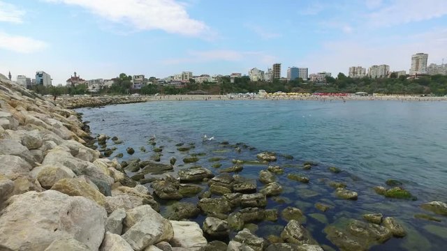 Beach in Constanta, Romania