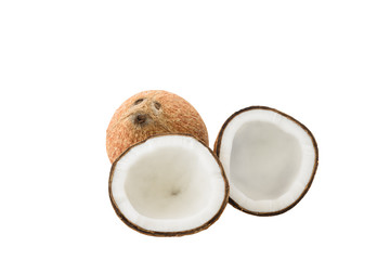close up of fresh coconut