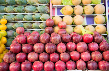 tropical fruits at the market in Egypt