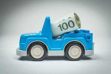 Car, calculation, money