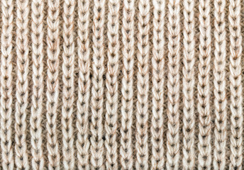 beige knitting wool texture