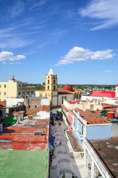 Blick auf Camagüey, Kuba 