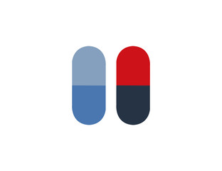 Vector pills medical icons