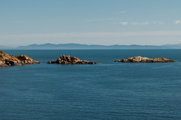 Isola del Giglio, panorama marino