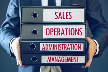 Four core business functions - sales, operations, administration