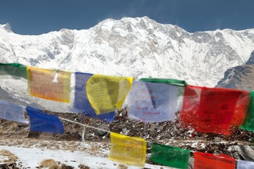 Mount Annapurna from Annapurna base camp, Nepal