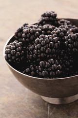 Fototapeta na wymiar fresh blackberries berry fruit