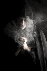 medieval misty monk