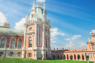 Big Grand Palace of Museum-reserve Tsaritsyno, Moscow, Russia