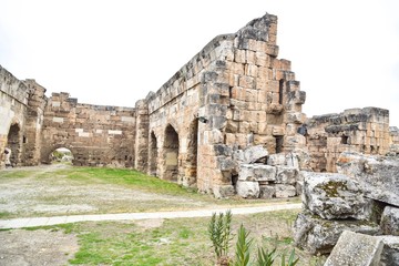 Ruins of Hierapolis Near Pamukkale, Turkey