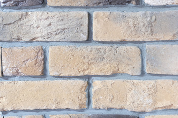 Background with the image of a stone brick wall