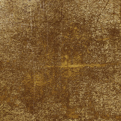 Old grungy texture. Golden concrete wall