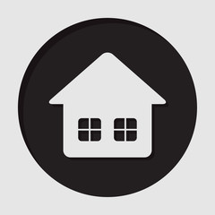 information icon - home with two windows