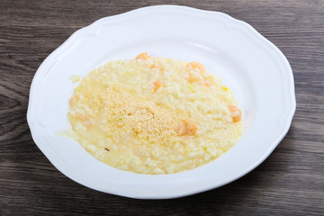 Risotto with prawn
