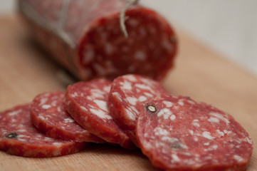 jerked Italian salami