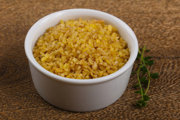 Raw bulgur