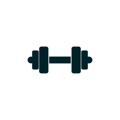 Dumbbell icon, vector illustration