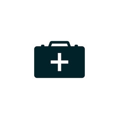 first aid icon, vector illustration
