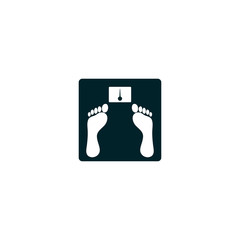 scales icon, vector illustration