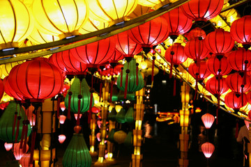 silk lanterns in Hoi An