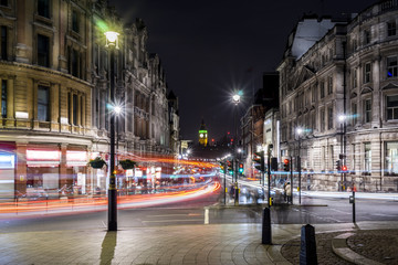 Trafalgar square in London