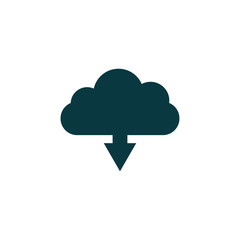 cloud icon, vector illustration