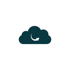 cloud icon, vector illustration