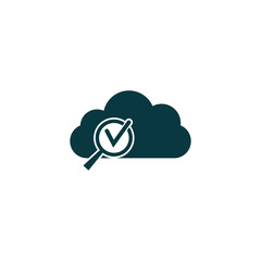 cloud icon, vector illustration