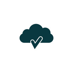 cloud icon, vector illustration