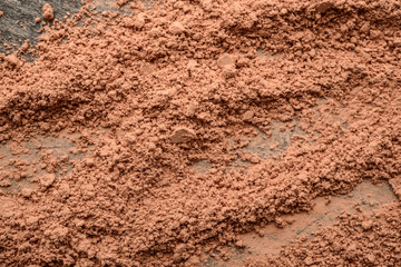 Powder cosmetic for coloring and face protection